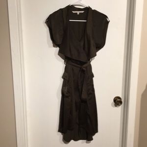 Rachel Roy olive wrap dress